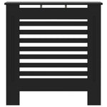 Fekete MDF radiátorburkolat 78 cm 4