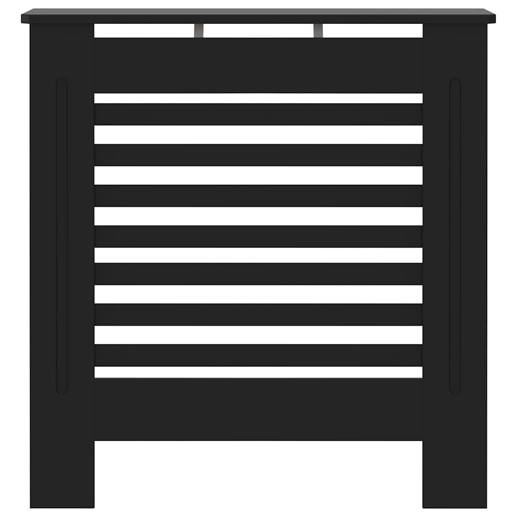 Fekete MDF radiátorburkolat 78 cm 4