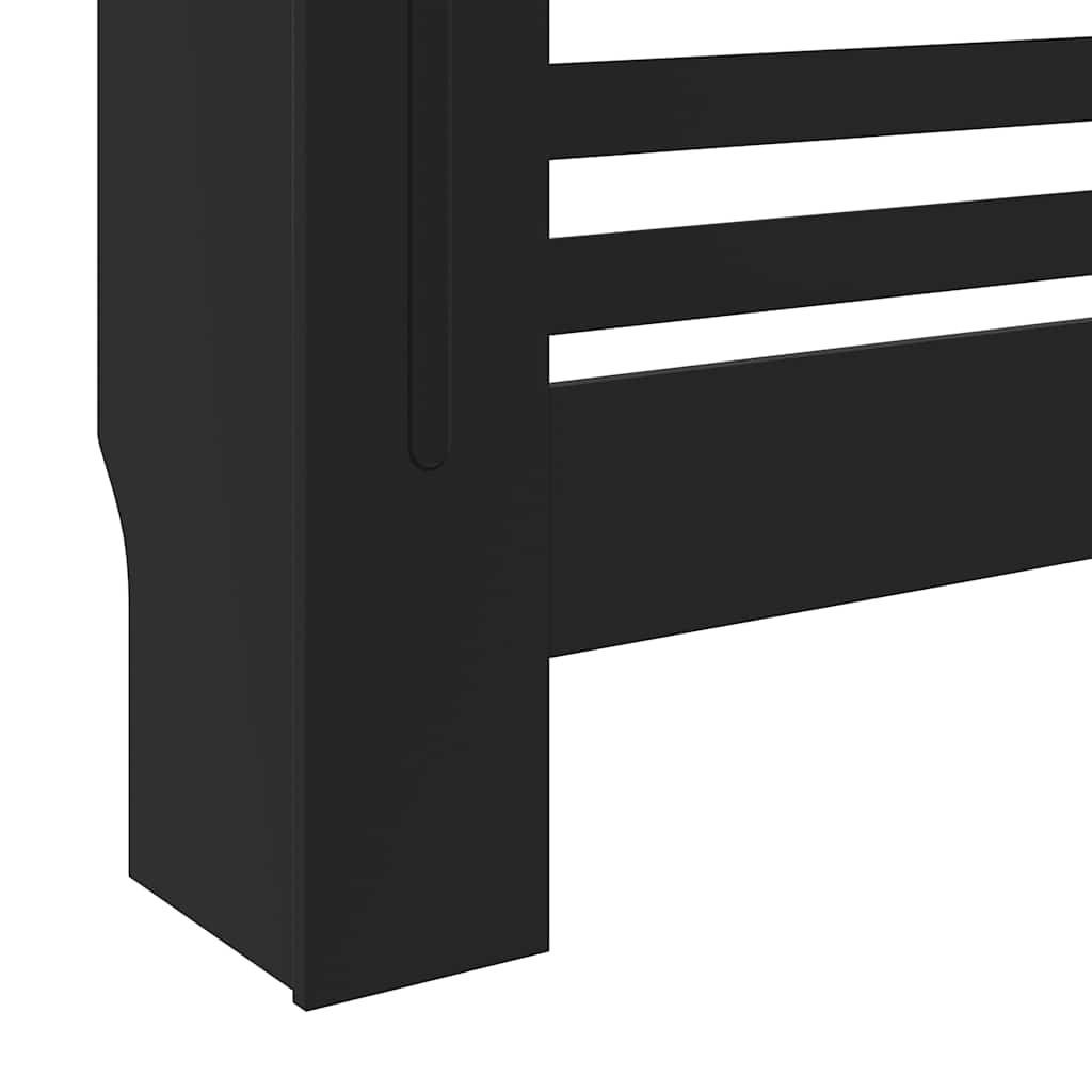 Fekete MDF radiátorburkolat 78 cm 7
