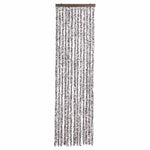 Barna és bézs zsenília rovarfüggöny 56 x 200 cm 3