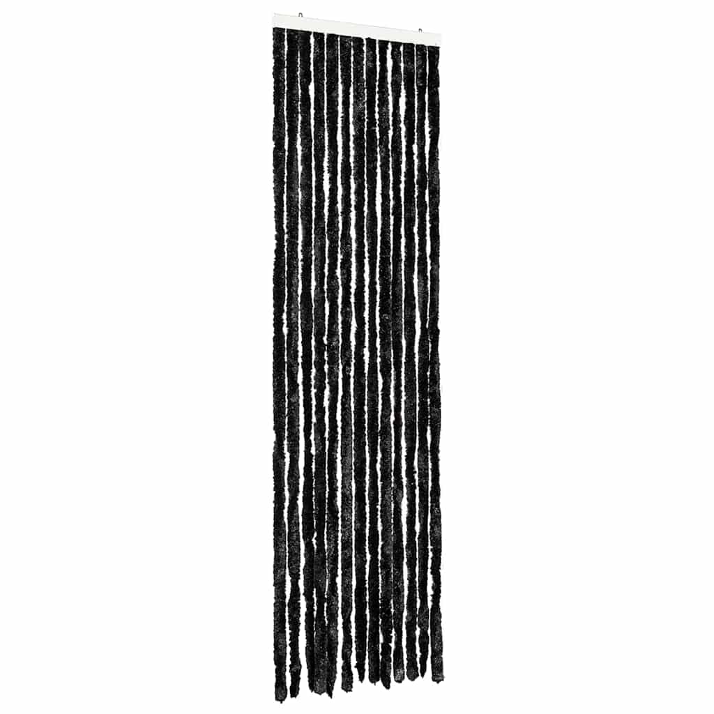 Antracitszürke zsenília rovarfüggöny 56 x 200 cm 2