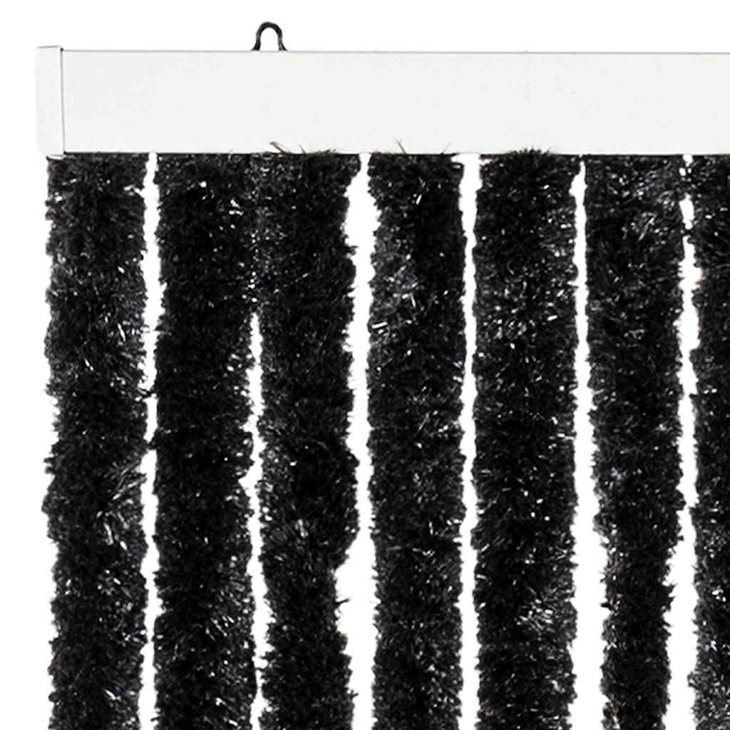 Antracitszürke zsenília rovarfüggöny 56 x 200 cm 4