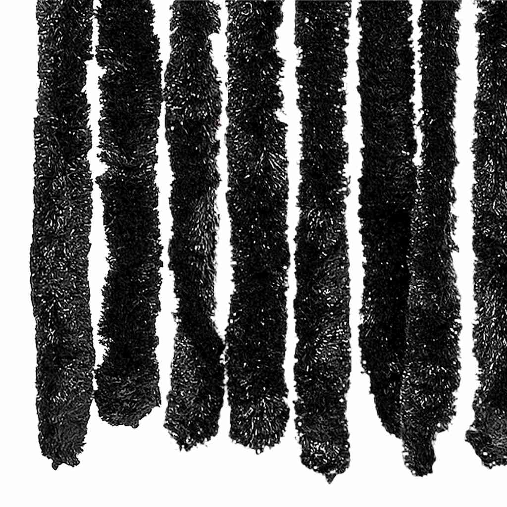 Antracitszürke zsenília rovarfüggöny 56 x 200 cm 5