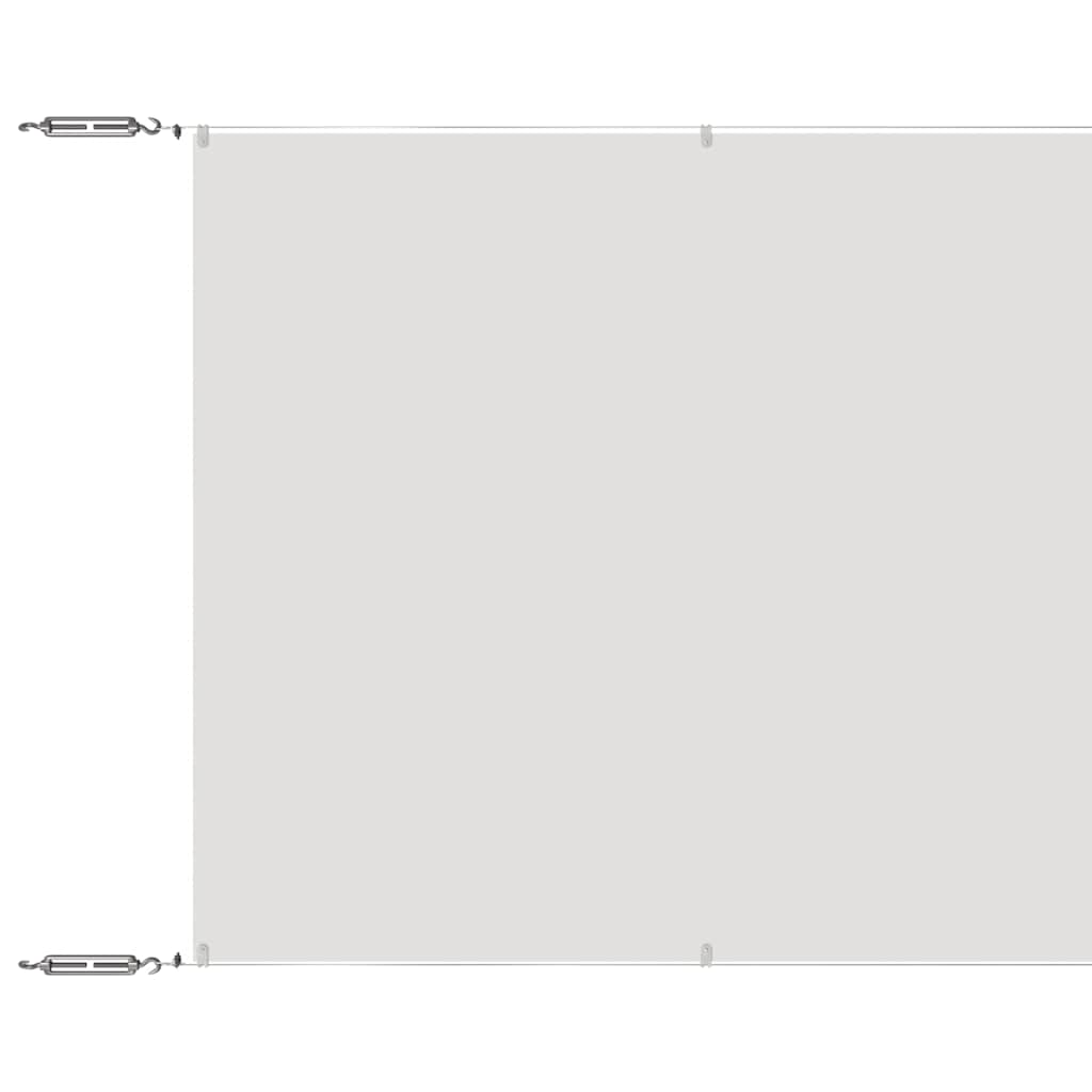 Fehér oxford-szövet függőleges napellenző 60 x 800 cm 2
