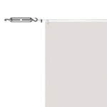 Fehér oxford-szövet függőleges napellenző 60 x 800 cm 5