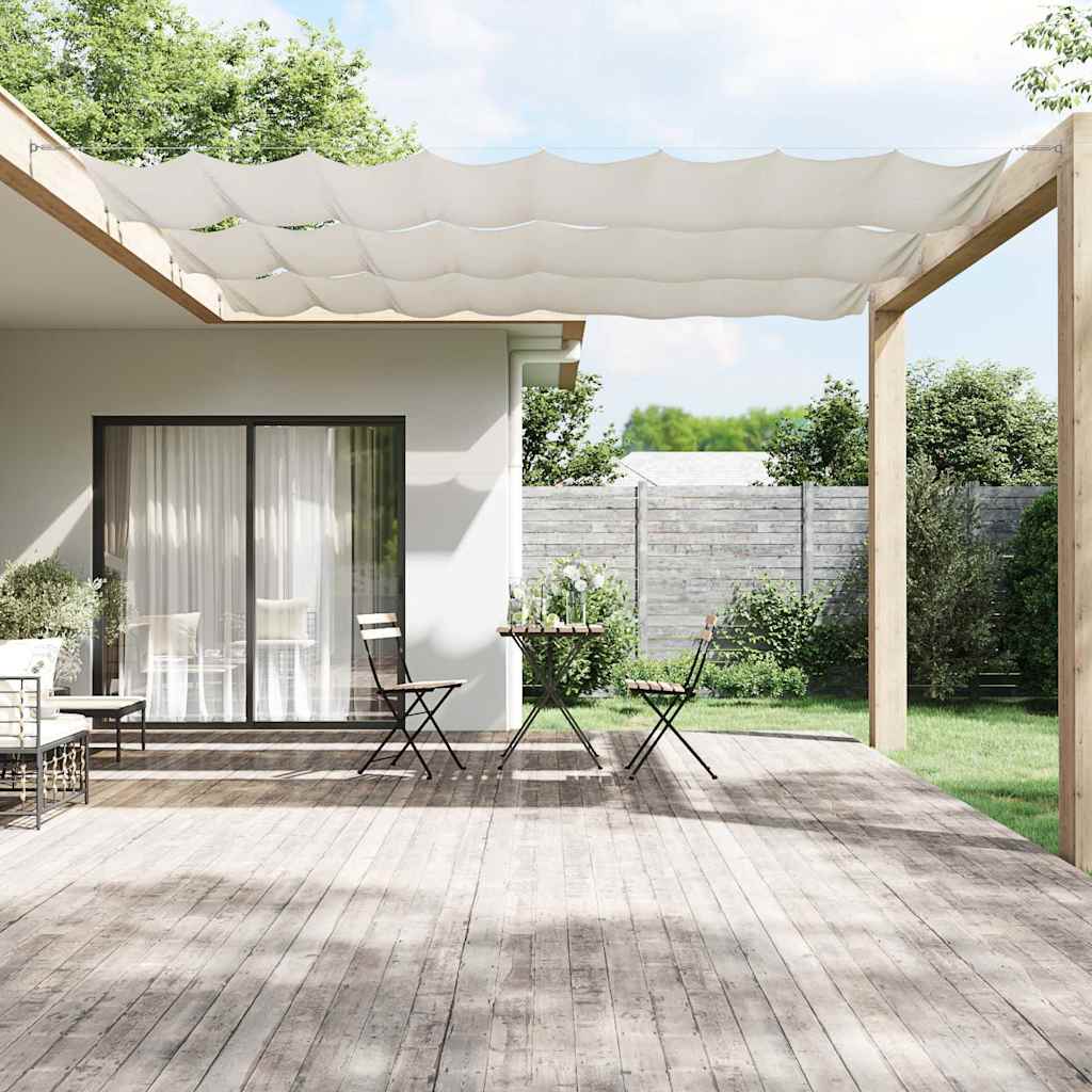 Fehér oxford-szövet függőleges napellenző 60 x 800 cm