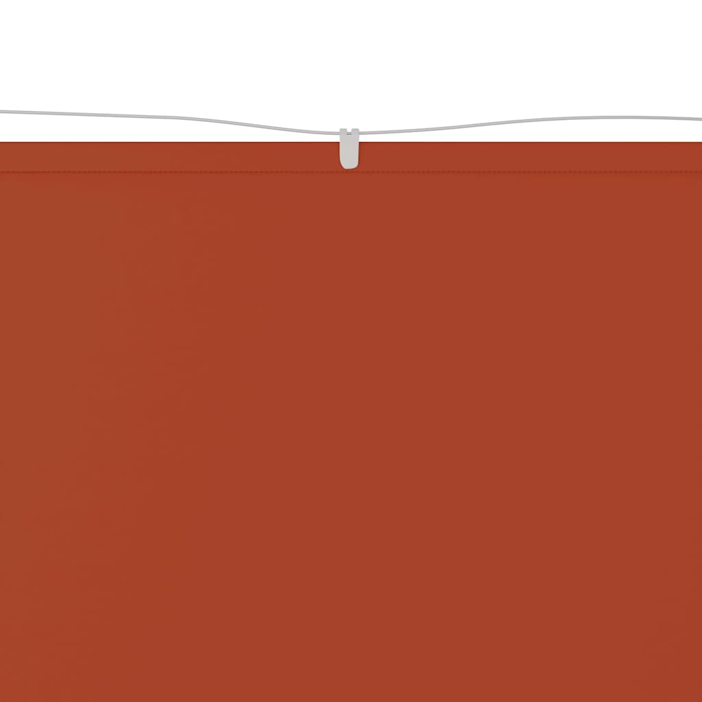 Terrakotta oxford-szövet függőleges napellenző 60 x 1000 cm 3