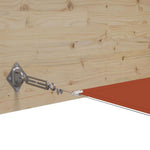 Terrakotta oxford-szövet függőleges napellenző 60 x 1000 cm 5