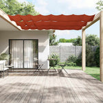Terrakotta oxford-szövet függőleges napellenző 60 x 1000 cm