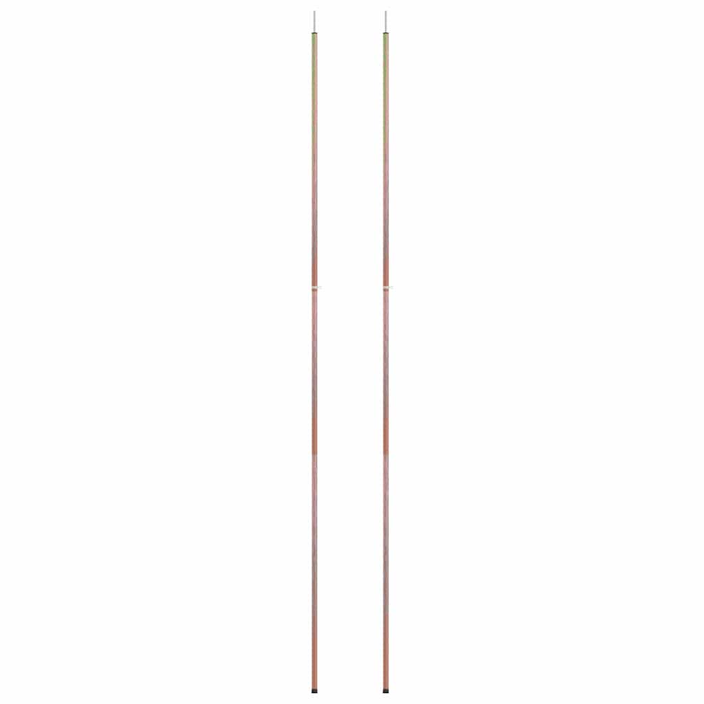 2 db horganyzott acél teleszkópos sátoroszlop 170-255 cm 4