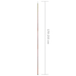 2 db horganyzott acél teleszkópos sátoroszlop 170-255 cm 7