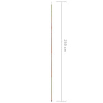 Horganyzott acél napvitorlaoszlop 250 cm 6