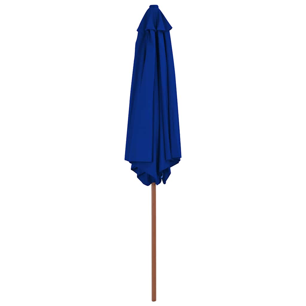 Kék kültéri napernyő farúddal 270 cm 3