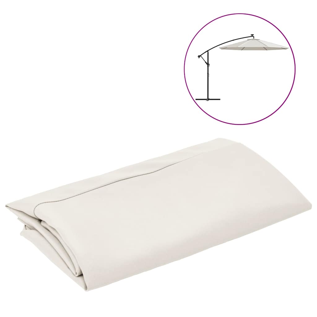 Cserevászon napernyőhöz Homokfehér 300 cm 2