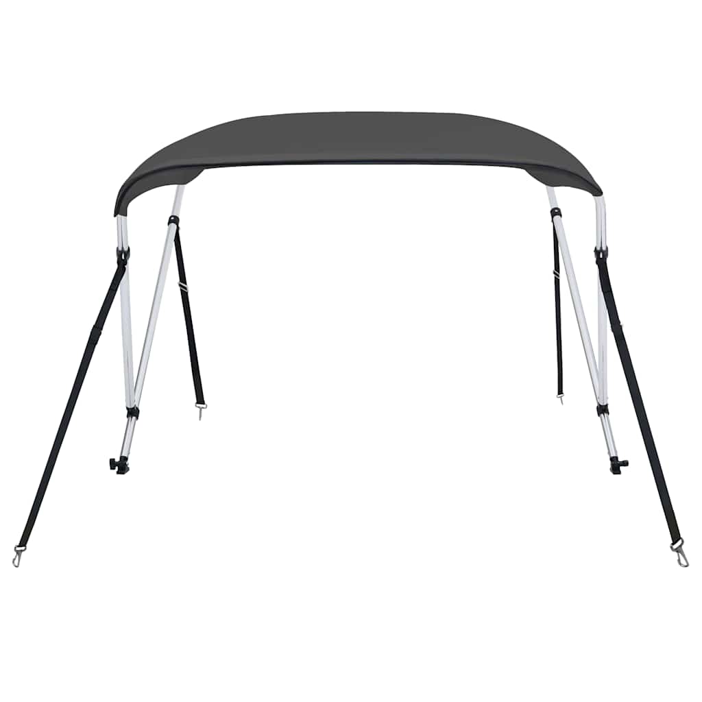 Antracitszürke kétágú bimini tető 180 x 130 x 110 cm 5