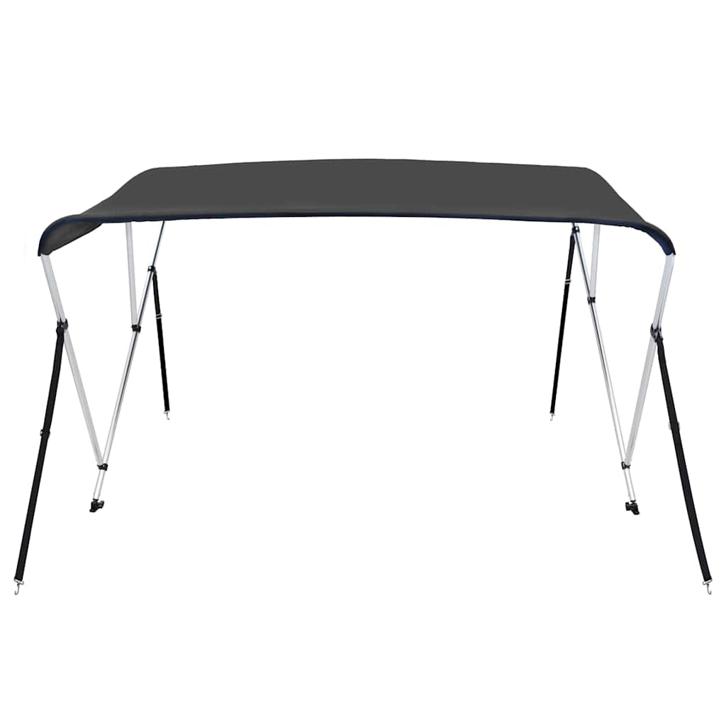 Antracitszürke háromágú bimini tető 183 x 196 x 137 cm 3