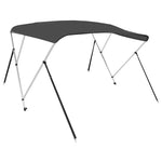 Antracitszürke háromágú bimini tető 183 x 196 x 137 cm 5