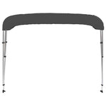 Antracitszürke háromágú bimini tető 183 x 196 x 137 cm 6