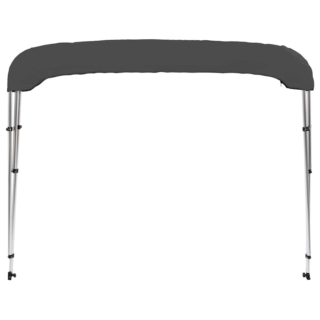 Antracitszürke háromágú bimini tető 183 x 196 x 137 cm 6