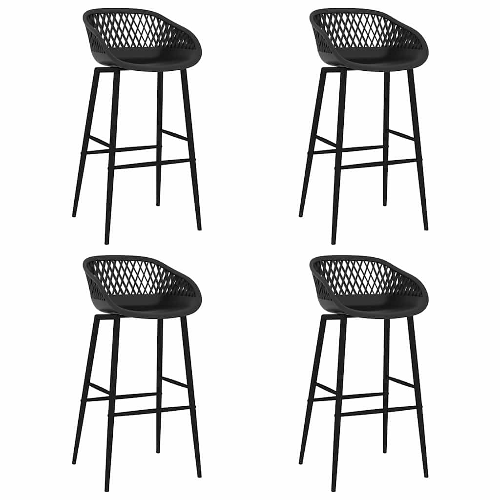 5 részes fehér és fekete bárszett 6