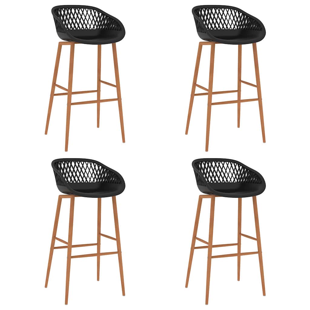 5 részes fekete bárszett 6