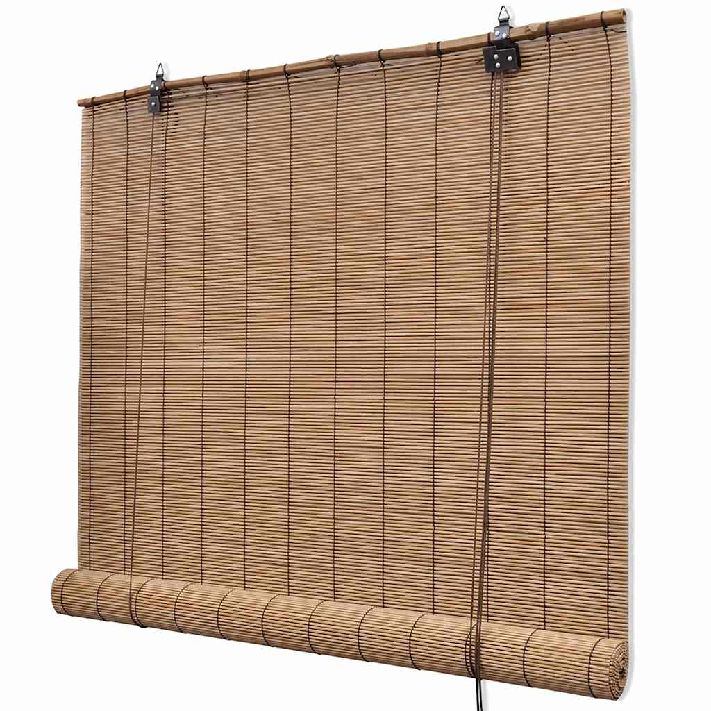 2 db barna bambusz redőny 150 x 220 cm 3