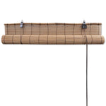 2 db barna bambusz redőny 150 x 220 cm 4