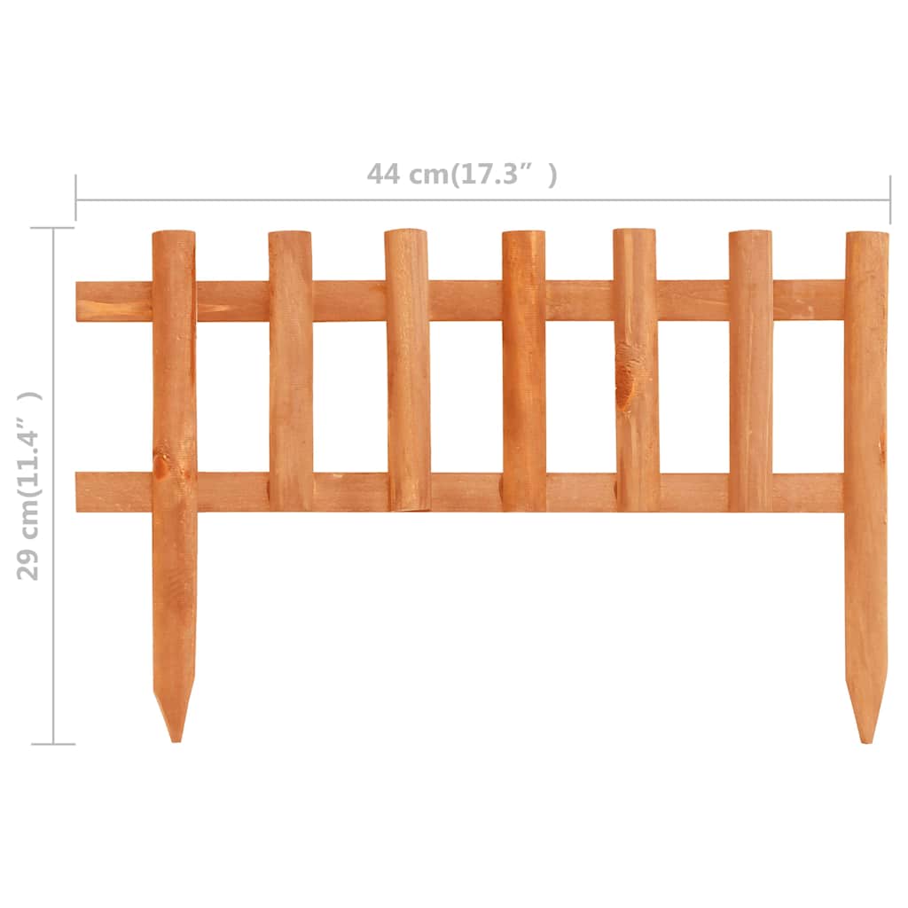 10 db fenyő gyepszegély 4,4 m 6