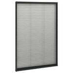 Antracitszürke alumínium pliszé ablakszúnyogháló 80 x 160 cm 3