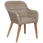9 részes kültéri polyrattan étkezőgarnitúra párnákkal 4