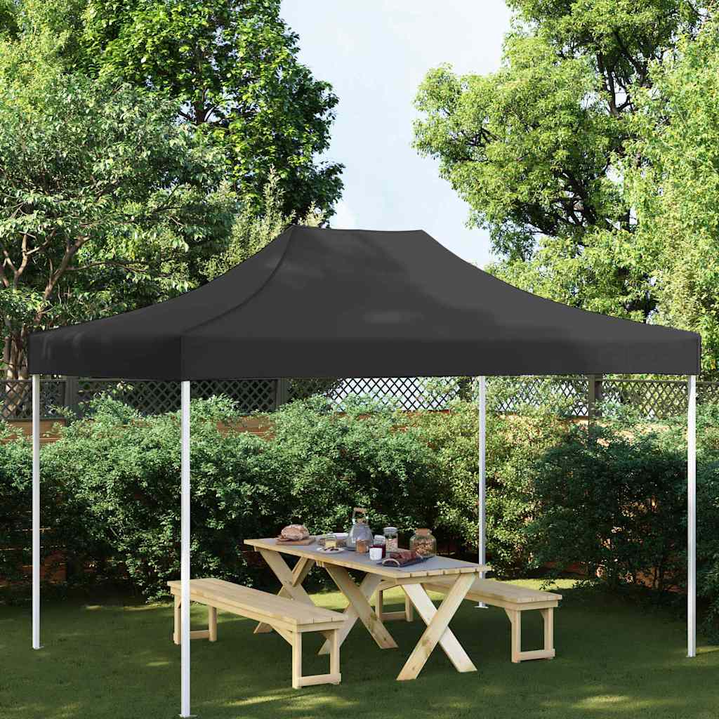 Fekete tető partisátorhoz 4,5 x 3 m 270 g/m²