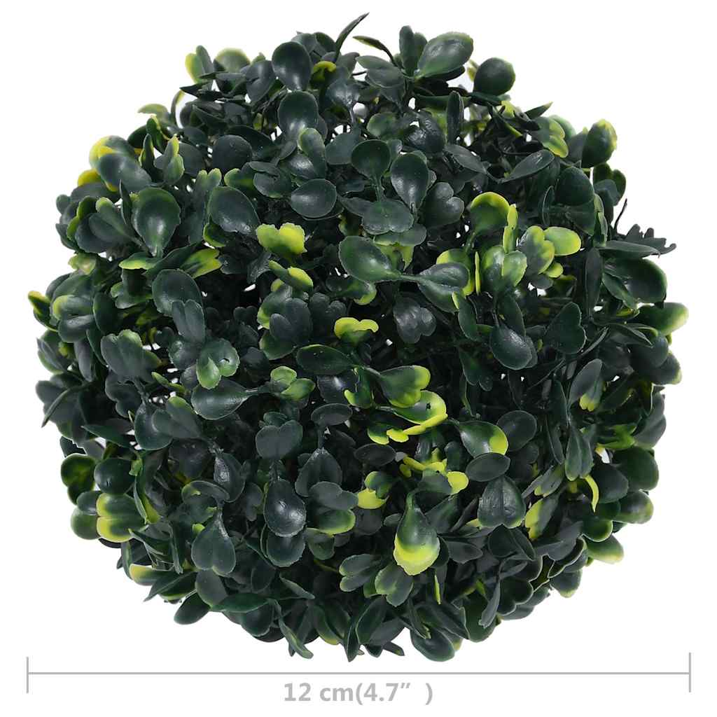4 db gömb alakú műpuszpáng 12 cm 4