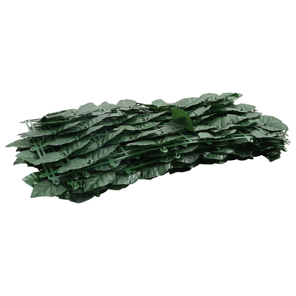 Sötétzöld leveles erkélyparaván 400 x 150 cm 3