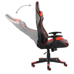 Piros PVC forgó gamer szék 6