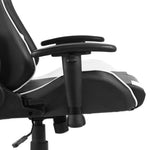 Fehér PVC forgó gamer szék 5