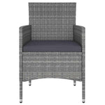 5 részes szürke polyrattan kerti ülőgarnitúra 4