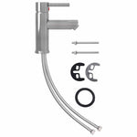 Ezüst fürdőszobai mosdócsaptelep 130 x 176 mm 2