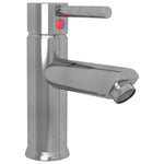 Ezüst fürdőszobai mosdócsaptelep 130 x 176 mm 3