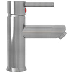 Ezüst fürdőszobai mosdócsaptelep 130 x 176 mm 4