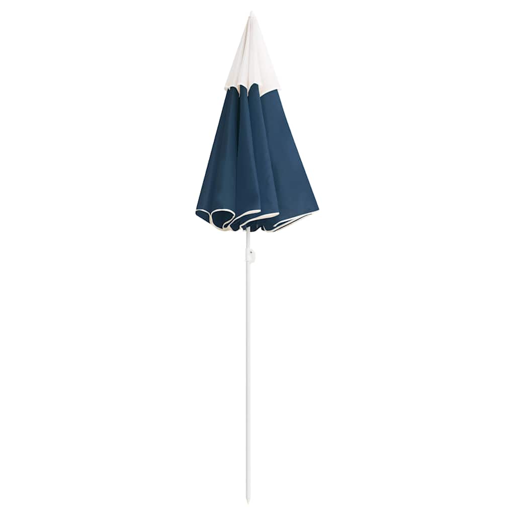 Kék kültéri napernyő acél rúddal 180 cm 3