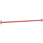 Piros acél húzódzkodó rúd 125 cm