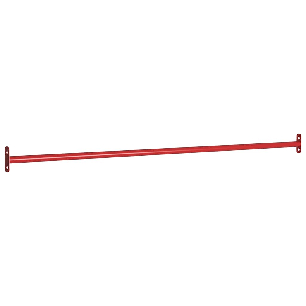 Piros acél húzódzkodó rúd 125 cm