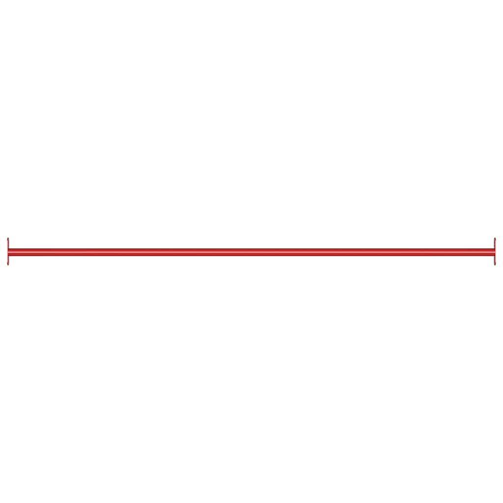 Piros acél húzódzkodó rúd 125 cm 2
