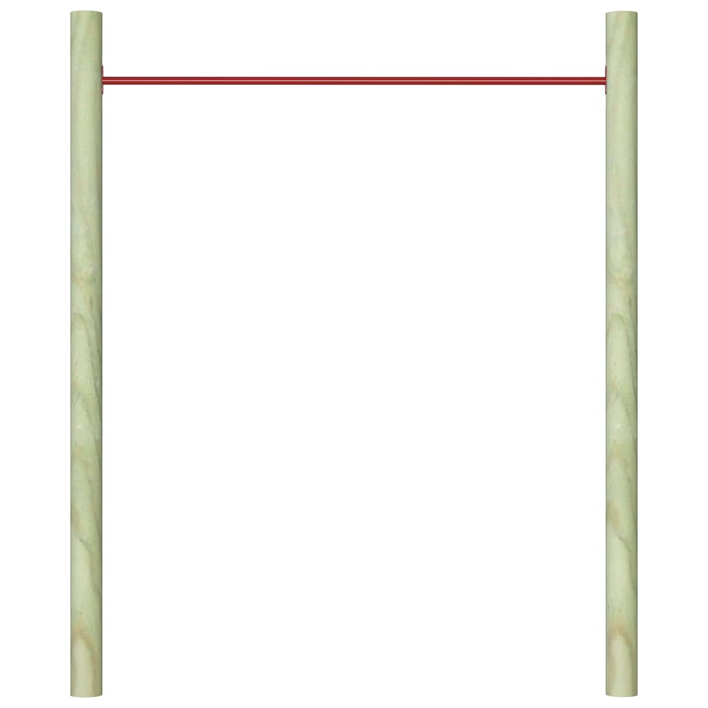 Piros acél húzódzkodó rúd 125 cm 5