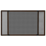 Barna lehúzható ablakszúnyogháló 70 x 150 cm 2