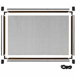 Barna lehúzható ablakszúnyogháló 70 x 150 cm 6