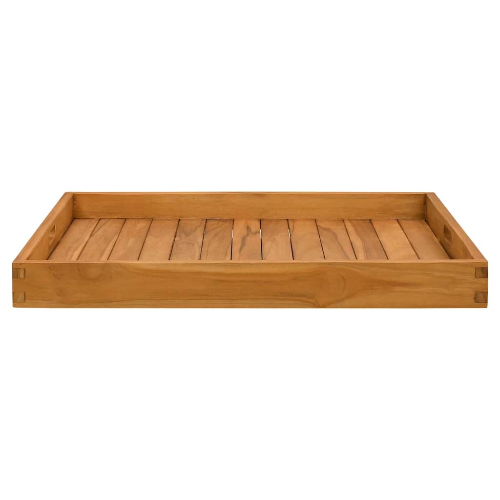 Tömör tíkfa tálalótálca 70 x 70 cm 2