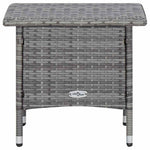 3 részes szürke polyrattan kerti ülőgarnitúra párnákkal 9