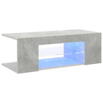 Betonszürke TV-szekrény LED lámpákkal 90 x 39 x 30 cm 5