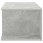 Betonszürke TV-szekrény LED lámpákkal 90 x 39 x 30 cm 6
